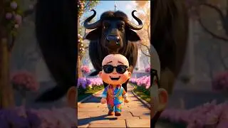 Cute Boy Brought a Buffalo for Mom 😂 | Funny Village Story | #ai #shorts #cute #buffalo