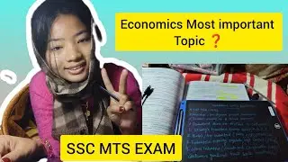 Economics Most important topic ❓ SSC MTS ASPIRANTS @MotomKDvlog 