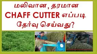 PH:9042471010 Cheap and best low cost price mini chaff cutter - Modern Dairy Machines