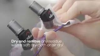 How to clean your loupes using Admetec's Lens Cleaning Wipes