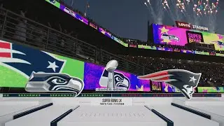 Madden Super Bowl LX Prediction - Seattle Seahawks vs New England Patriots [4K60HD]