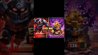 EVO MEGAKNIGHT FAILED 😭 Hog + Bats DESTROYED the Tower
