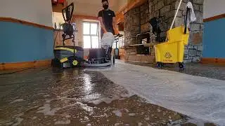 Natural Stone Floor Restoration Cleaning and Sealing in Donegal - First Class Floor Care