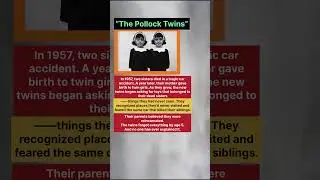 **Shocking Truth About The Pollock Twins** Twins Who Remembered Everything