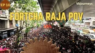 Fortcha Raja POV | INSANE Crowd View from Ganpati Visarjan 2025!