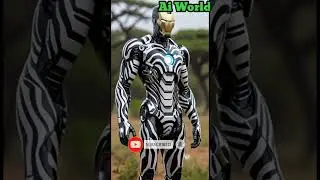 Iron man + Zebra #marvel #trendingshorts #trending #trend #shortsfeed