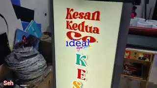 Rotary Light box 30 x 120 cm - ideal digital printing