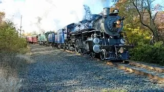 HD Chase of the Reading and Northern 425 to Jim Thorpe PA 10 18 2015