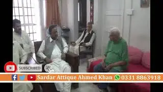 Sardar Attique Ahmed Khan Meeting with Malik Rashid at Upper Addah Muzaffrabad