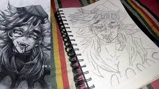 How to draw doma demon par 1 ||step by step||#art#drawing#demonslayer#anime#viral#treand#1million
