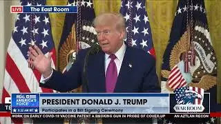 FULL PRESIDENT TRUMP BILL SIGNING TO END CA EV MANDATE