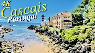 PORTUGUESE RIVIERA | 4K Walking Tour | CASCAIS