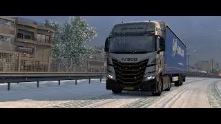 IVECO S-Way ★ WINTER Greece ★ POV Driving 2K