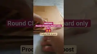 MEESHO Round Chopping Board only ₹97 #shorts  #choppingboard #kichentools #rakshascreativecorner