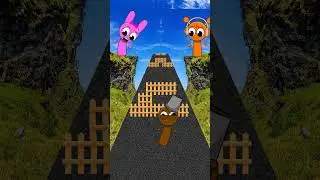 help sprunki brown pass the obstacle #sprunki #incrediboxsprunki #animation #funny