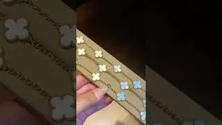 Custom Made Van Cleef Arpels Vintage Alhambra Necklace And Bracelet For Women