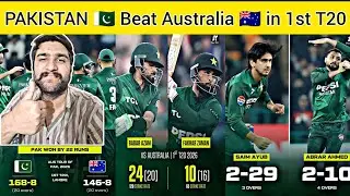 Pakistan won by 22 runs | Saim Ayub player of match | Babar Azam, Fakhar Zaman flop | Abrar bowling