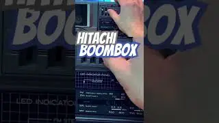 Hitachi Vintage Cassette Boombox