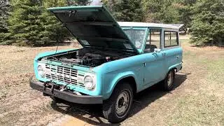 1967 Ford Bronco Wagon - Same Family Owned for 40 Yrs - 170cid I-6 - 3spd - Survivor - Runs Great!