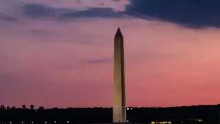 Washington Monument - June 17, 2016 - Sunset Time Lapse