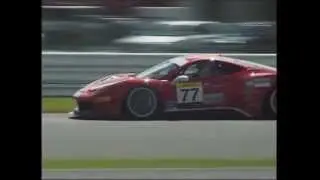 Silverstone Live 2013 - Ferrari 458 Challenge spins out while leading race!!