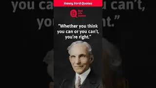 Whether you think you can... || Henry Ford Quotes || #quotes #shorts #motivation