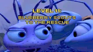 Disney Pixar A Bug's Life [4K60][PS1] - Level 11 - Blueberry Scouts to the Rescue