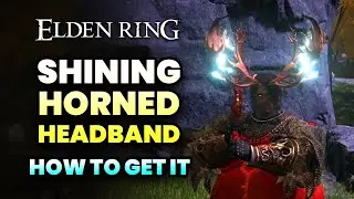 How to get SHINING HORNED HEADBAND (Horns Shaman Helmet) - Elden Ring