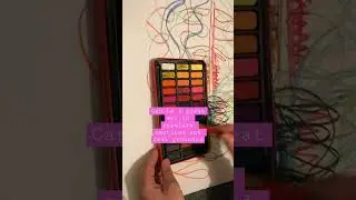 How to regulate emotions using art, bilateral drawing art therapy activity #shorts #arttherapy #art
