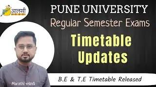 Pune University | Even Semester Exams | Timetable Updates | #SPPU | Aalsi Engineer | Rounak Sir
