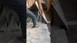 How to install Italian marble flooring #shortsfeed #shorts #howto #howtoinstall #flooring #skills