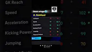 Blue lock Rashford secret training method 🤫 #pes #efootball2023 #efootball2024 #shorts #fifa #gaming