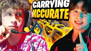 CARRYING XCCURATE IN RADIANT RANKED !!! | PRX SOMETHING