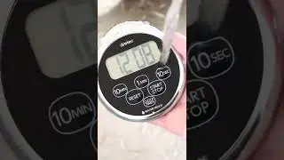 Bathroom timer to shower faster