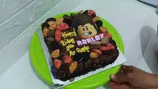 Roblox Brownies Ganache Cake | Easy Decoration Tutorial & Delicious Chocolate Treats