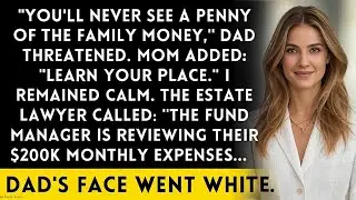 Parents Said &ldquo;We Control Your Future&rdquo; &mdash; I Became Their Trust Fund Manager & Took Control