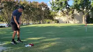 ASMR Golf ⛳️  working on the 20 yard chip shot with a 50&deg; gap wedge