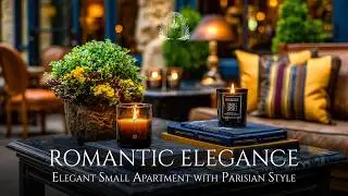 ✨ Romantic Parisian Elegance for a Small Apartment Interior