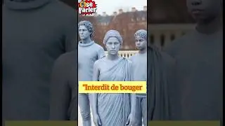 🗿 STATUE OU HUMAIN ? Celui qui bouge a perdu 😳🔥 #shorts #D&eacute;fi #Virelangue