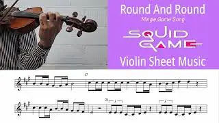 Round And Round Squid Game Violin Tutorial