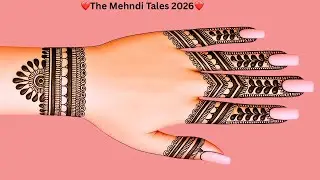 Latest Full Hand Mehndi Design 2026 | Beautiful Bridal Mehndi Design | Easy & Simple Mehndi Design.