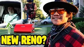 HELPING ONE OF MY DUDES  WITH A RENO! ☺️🤙🏾 Middle of a heat wave and our lawn looks AH-GOO-AHD! 🔥