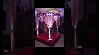 Ring exchange ceremony decoration idea#decorating #flowerdesign #ringexchange #shorts