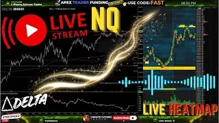 NQ  Live Stream - Heatmap Cumulative Volume Delta - Day Trading Nasdaq S&P 500 SPY QQQ
