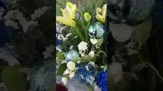 Christmas fresh bouquet by Finesse Flowers Calgary