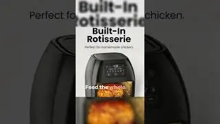 CHEFMAN Multifunctional Digital Air Fryer+ Rotisserie, Dehydrator, Convection Oven, 17 Touch Screen