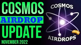 Cosmos Airdrop Update ATOM, JUNO, SECRET, EVMOS, Osmosis 2022 Airdrops #passiveincome #crypto #defi