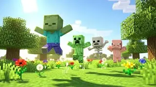 Beb&eacute; Zombi de Minecraft Cay&oacute; en la Trampa | Canciones Infantiles y Rimas para Ni&ntilde;os