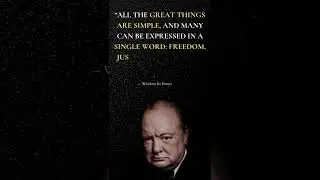 Winston Churchill quotes - All the  Great Things are Simple, And many Can be      ...