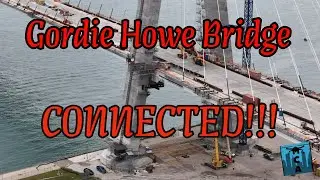 Gordie Howe International Bridge | CONNECTED!! | 6/29/24 Drone Flight